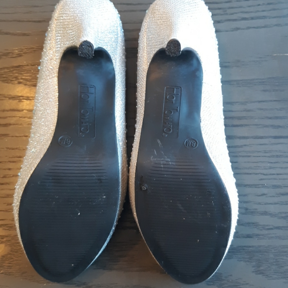 Silver Rhinestone Heels - Picture 11 of 11